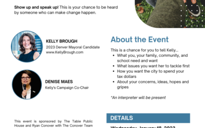 Let’s Talk with Kelly Brough Event Reschedule